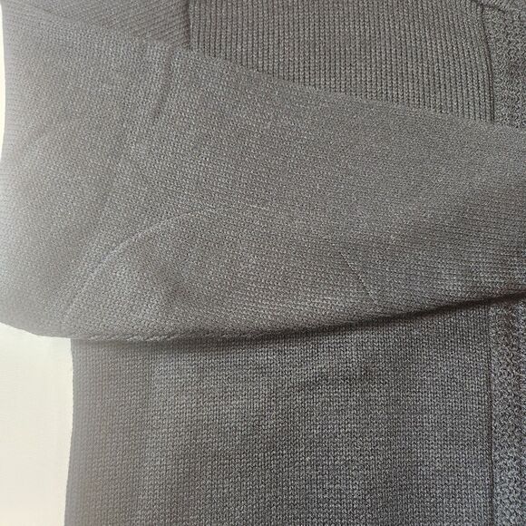 SAI Sweater Mens Sz Large Dk Navy Knit Full Zip Cardigan Grandpa Core A+ School - Picture 5 of 16